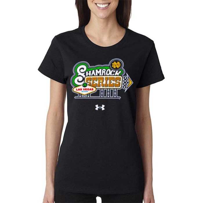 Notre Dame Fighting Irish Under Armour Shamrock Series Women Lady T-Shirt