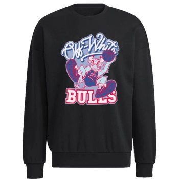 Off White Chicago Bulls Basketball Unisex Sweatshirt