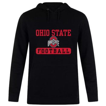 Ohio State Buckeyes Football Bar Black Unisex Pullover Hoodie