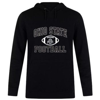 Ohio State Buckeyes Football Red Officially Licensed Unisex Pullover Hoodie