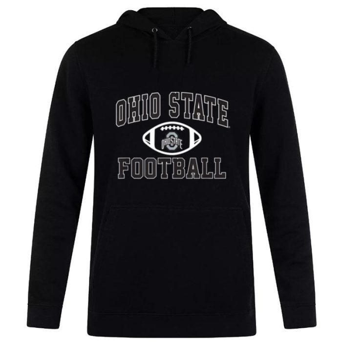 Ohio State Buckeyes Football Red Officially Licensed Unisex Pullover Hoodie