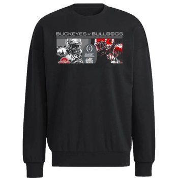 Ohio State Buckeyes Vs Georgia Bulldogs 2022 Playoff Semifinal Peach Bowl Bound 2022 Matchup Unisex Sweatshirt