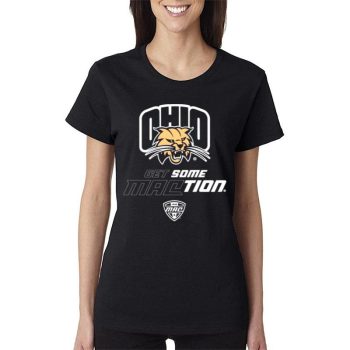 Ohio University Bobcats Ncaa Maction Women Lady T-Shirt