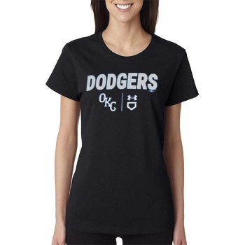 Oklahoma City Dodgers Under Armour Tech Women Lady T-Shirt