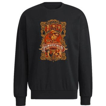 Oldschool Disneys Pinocchio Ready For An Adventure Unisex Sweatshirt