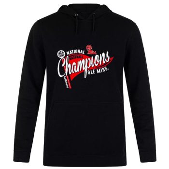 Ole Miss Rebels 2022 NCAA Baseball College World Series Champions Pennant Unisex Pullover Hoodie