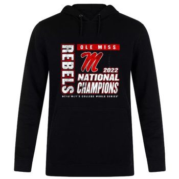 Ole Miss Rebels 2022 NCAA Baseball College World Series Champions Pitching Mound Tri Blend Unisex Pullover Hoodie
