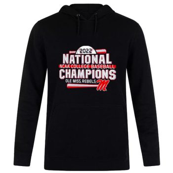 Ole Miss Rebels 2022 NCAA Baseball College World Series Champions Unisex Pullover Hoodie