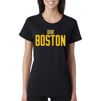 One Boston Bruins Women Lady T-Shirt