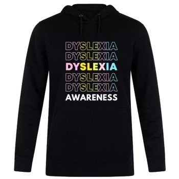 Original Dyslexia Awareness Unisex Pullover Hoodie