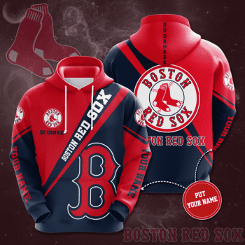 Personalized Boston Red Sox Do Damge 3D Unisex Pullover Hoodie - Red Navy IHT1778