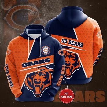 Personalized Chicago Bears Football Team Bears Unisex 3D Pullover Hoodie IHT1513