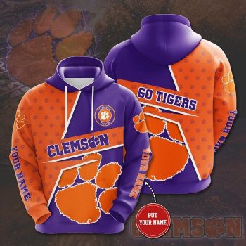 Personalized Clemson Tigers Softball Unisex 3D Pullover Hoodie IHT1657