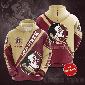 Personalized Florida State Seminoles Basketball Team Go Noles Unisex 3D Pullover Hoodie IHT1423