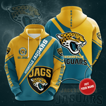 Personalized Jacksonville Jaguars Football Team Go Jags Unisex 3D Pullover Hoodie IHT1542