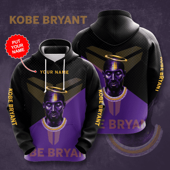 Personalized Kobe Bryant Remembering Los Angeles Lakers 3D Unisex Pullover Hoodie - Black Purple IHT2421