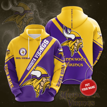 Personalized Minnesota Vikings Football Team Skol Vikings Unisex 3D Pullover Hoodie IHT1574
