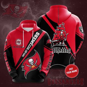 Personalized Tampa Bay Buccaneers Football Team Fire The Cannons Unisex 3D Pullover Hoodie IHT1505