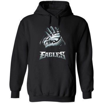 Philadelphia Eagles Gloves Design Unisex Pullover Hoodie