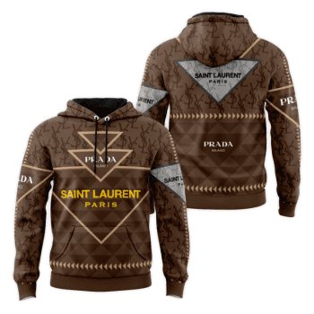 Prada Yves Saint Laurent Unisex Pullover 3D Hoodie Luxury Brand Gifts 2023-24 IHT3305