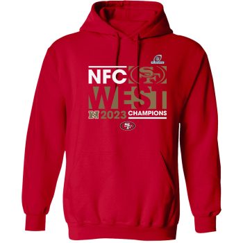 San Francisco 49ers 2023 Nfc West Division Champions Conquer Unisex Pullover Hoodie