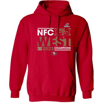 San Francisco 49ers 2023 Nfc West Division Champions Conquer Unisex Pullover Hoodie