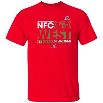 San Francisco 49ers 2023 Nfc West Division Champions Conquer Unisex T-Shirt