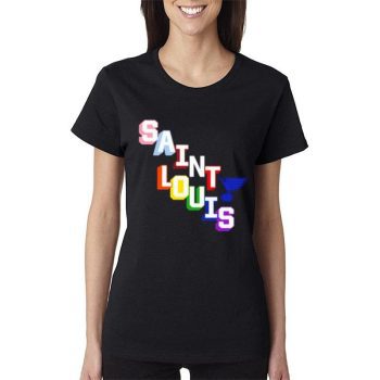 St. Louis Blues Pride Saint Louis Women Lady T-Shirt