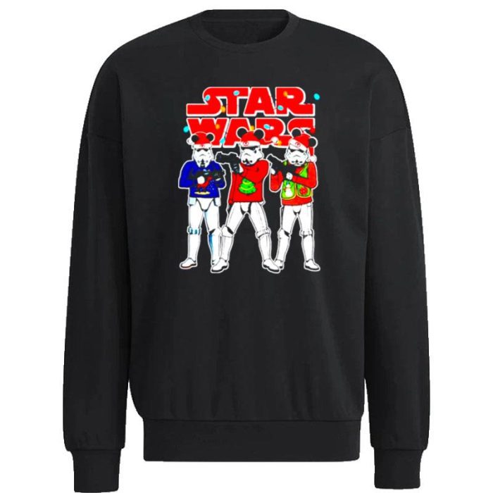 Star Wars Stormtrooper Pijama Mickey Ears Christmas Unisex Sweatshirt