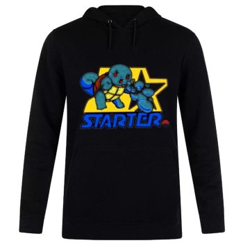 Starter Squirtle Pokemon Unisex Pullover Hoodie