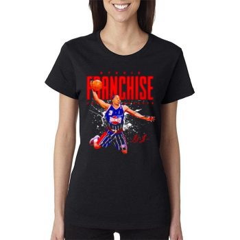 Steve Francis Houston Rockets Slam Dunk Women Lady T-Shirt