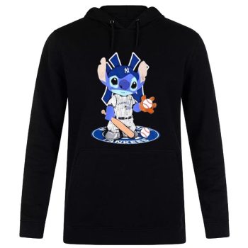 Stitch Baseball New York Yankees Logo Unisex Pullover Hoodie Unisex Pullover Hoodie