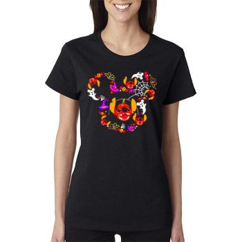 Stitch Disney Halloween Women Lady T-Shirt