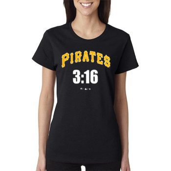 Stone Cold Steve Austin Pittsburgh Pirates Fanatics Branded 3 16 Women Lady T-Shirt
