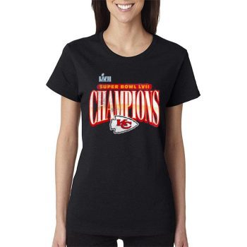 Super Bowl Lvii Kansas City Chiefs Champions 2023 Women Lady T-Shirt