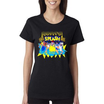 Super Splash Bros Jordan Poole Klay Thompson And Stephen Curry, Golden State Warriors Women Lady T-Shirt