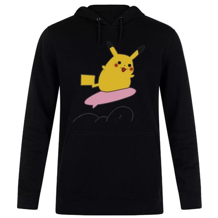 Surfing Pikachu Unisex Pullover Hoodie