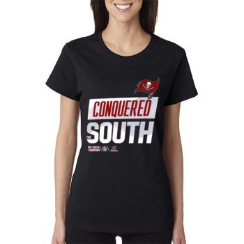 Tampa Bay Buccaneers Conquered The South Nfc South Champions Women Lady T-Shirt