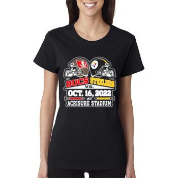 Tampa Bay Buccaneers Vs Pittsburgh Steelers Oct 16 2022 Acrisure Stadium Women Lady T-Shirt