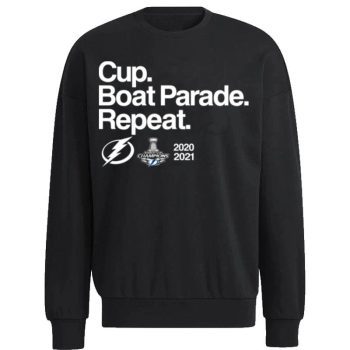 Tampa Bay Lightning 2021 Stanley Cup Champions Official Boat Parade Tee Unisex Sweatshirt