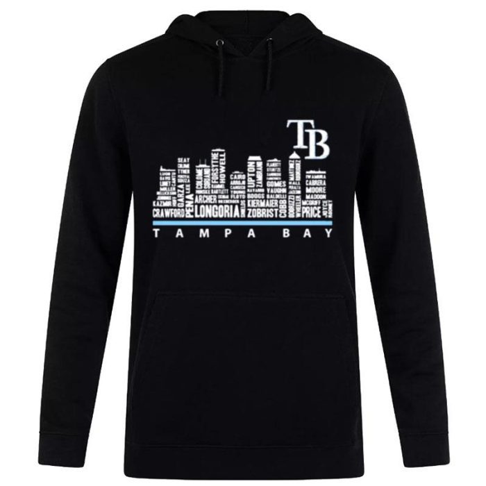 Tampa Bay Rays City Players Name Unisex Pullover Hoodie