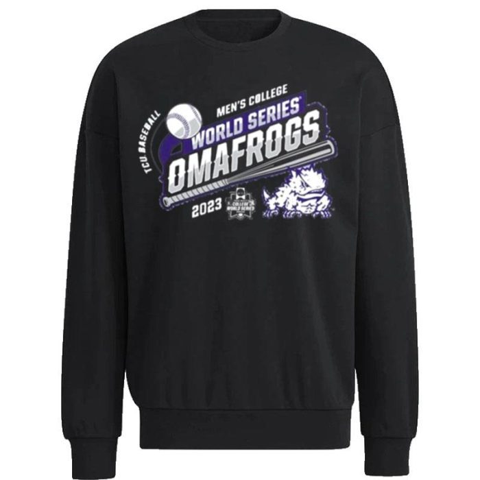 Tcu Horned Frogs 2023 NCAA  Baseball College World Series Unisex Sweatshirt