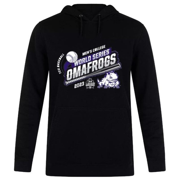 Tcu Horned Frogs 2023 NCAA Men's Baseball College World Series Unisex Pullover Hoodie