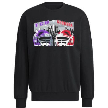 Tcu Horned Frogs Vs Georgia Bulldogs 2023 National Championship Bound Unisex Sweatshirt
