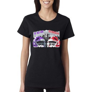 Tcu Horned Frogs Vs Georgia Bulldogs 2023 National Championship Bound Women Lady T-Shirt