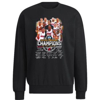 Team Miami Heat 2023 Eastern Conference Champions Signatures Unisex Sweatshirt