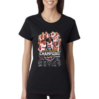 Team Miami Heat 2023 Eastern Conference Champions Signatures Women Lady T-Shirt