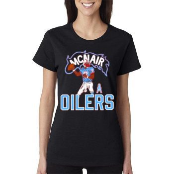 Tennessee Titans Steve Mcnair Oilers Women Lady T-Shirt