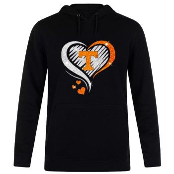 Tennessee Vols Lady Basketball Love Heart Diamond 2023 NCAA Unisex Pullover Hoodie