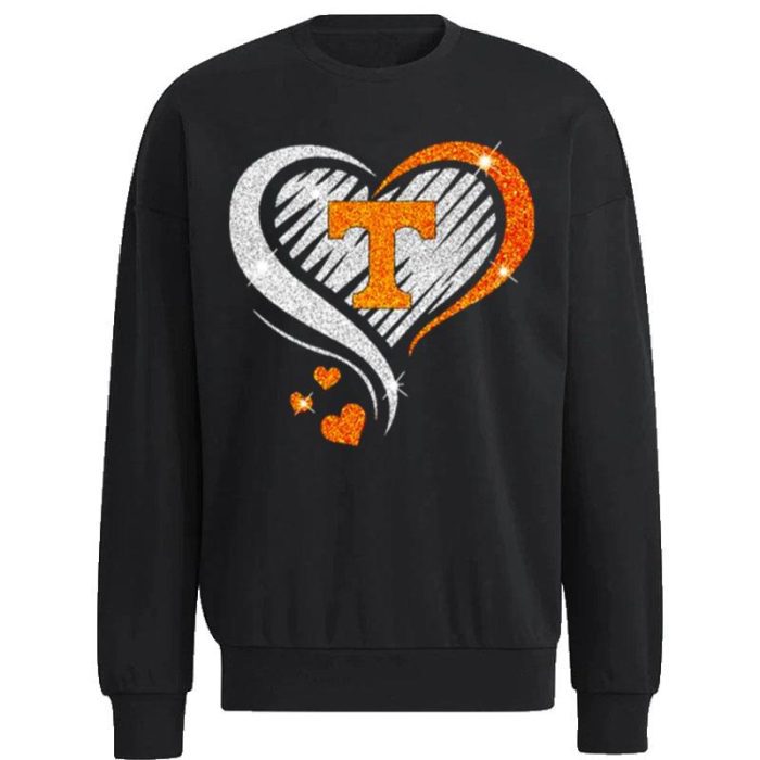 Tennessee Vols Lady Basketball Love Heart Diamond 2023 NCAA Unisex Sweatshirt